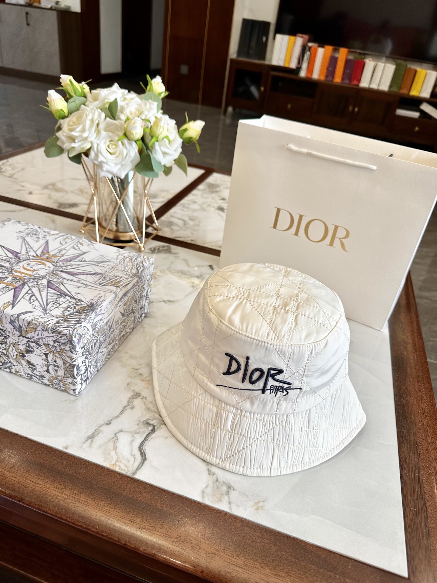 dior hat model 25